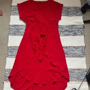 SHEIN Scarlet High Low Dress